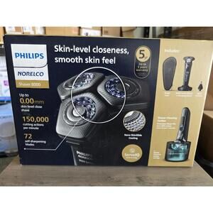 Philips Norelco Shaver 8000 Electric Razor with Cleaning Station